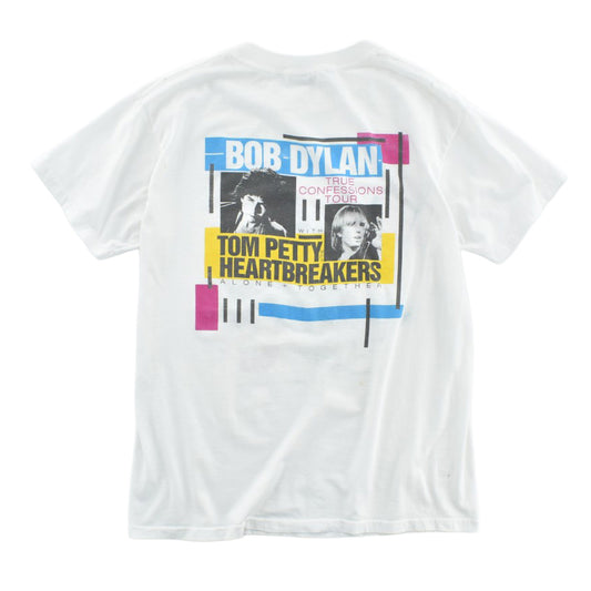 80's Bob Dylan × Tom Petty "TRUE CONFESSIONS TOUR" ロックTシャツ 260821H