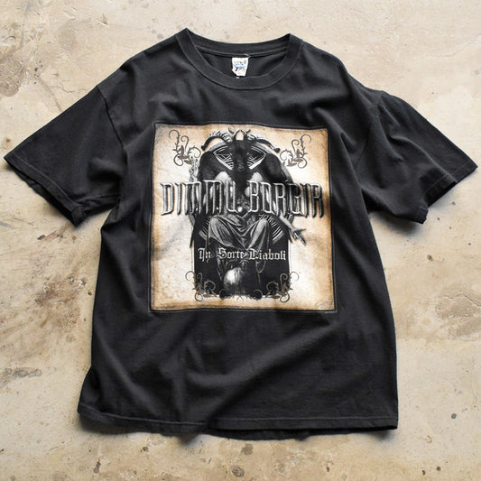 Y2K DIMMU BORGIR “IN SORTE DIABOLI” ブラックメタル ロック Tシャツ 250705