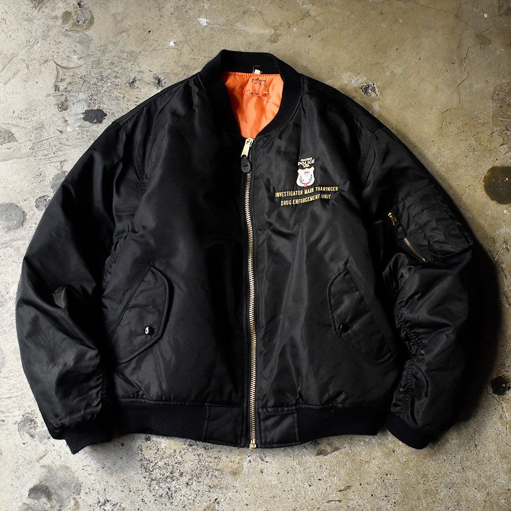 90's～ Drug Enforcement Unit/麻薬取締部 MA-1 フライトジャケット 240129H