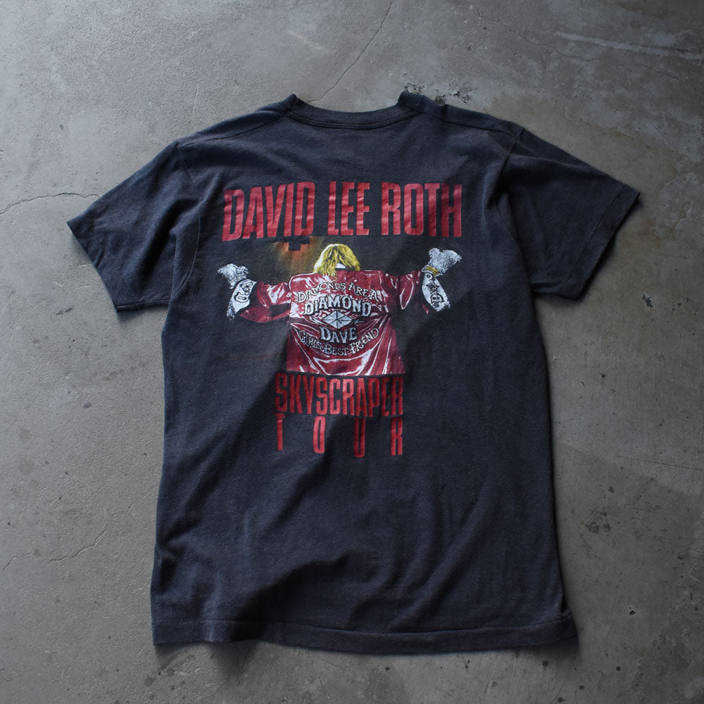 80’s David Lee Roth “Skyscraper Tour” ロック Tシャツ 250923H