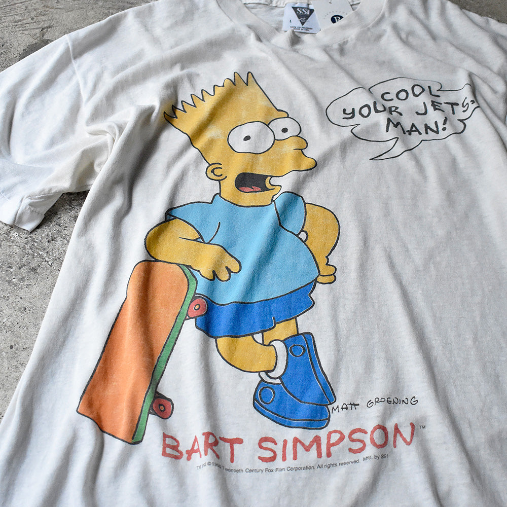 ザ・シンプソンズ バート・シンプソン スケート Tシャツ 1990年 USA製 ヴィンテージ