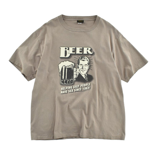 90’s “BEER & SEX” ジョークTシャツ USA製 260619H