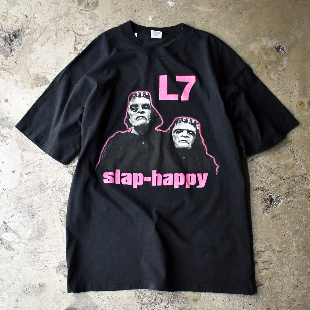 90's L7 “Slap-Happy” Tシャツ 240408H