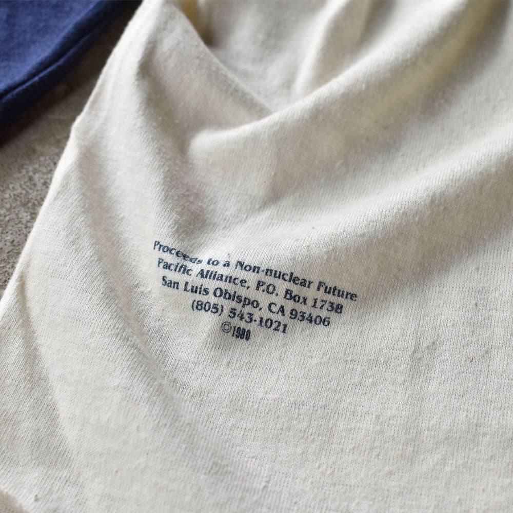 80's　Jackson Browne/ジャクソン・ブラウン "1980 TOUR" ラグランスリーブ Tシャツ　230709H