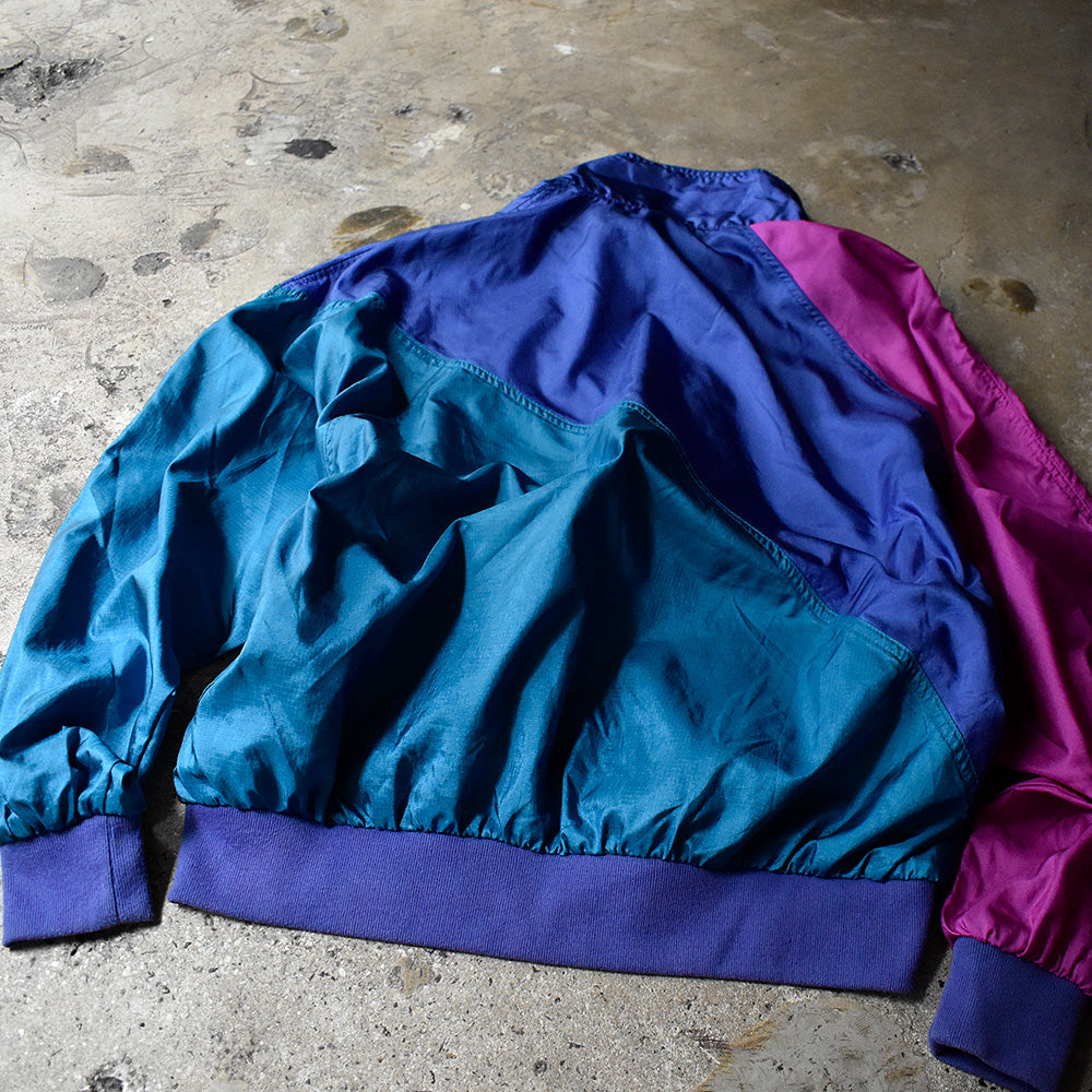 90's NIKE “FLIGHT“ ハーフジップ ナイロンジャケット 241008H