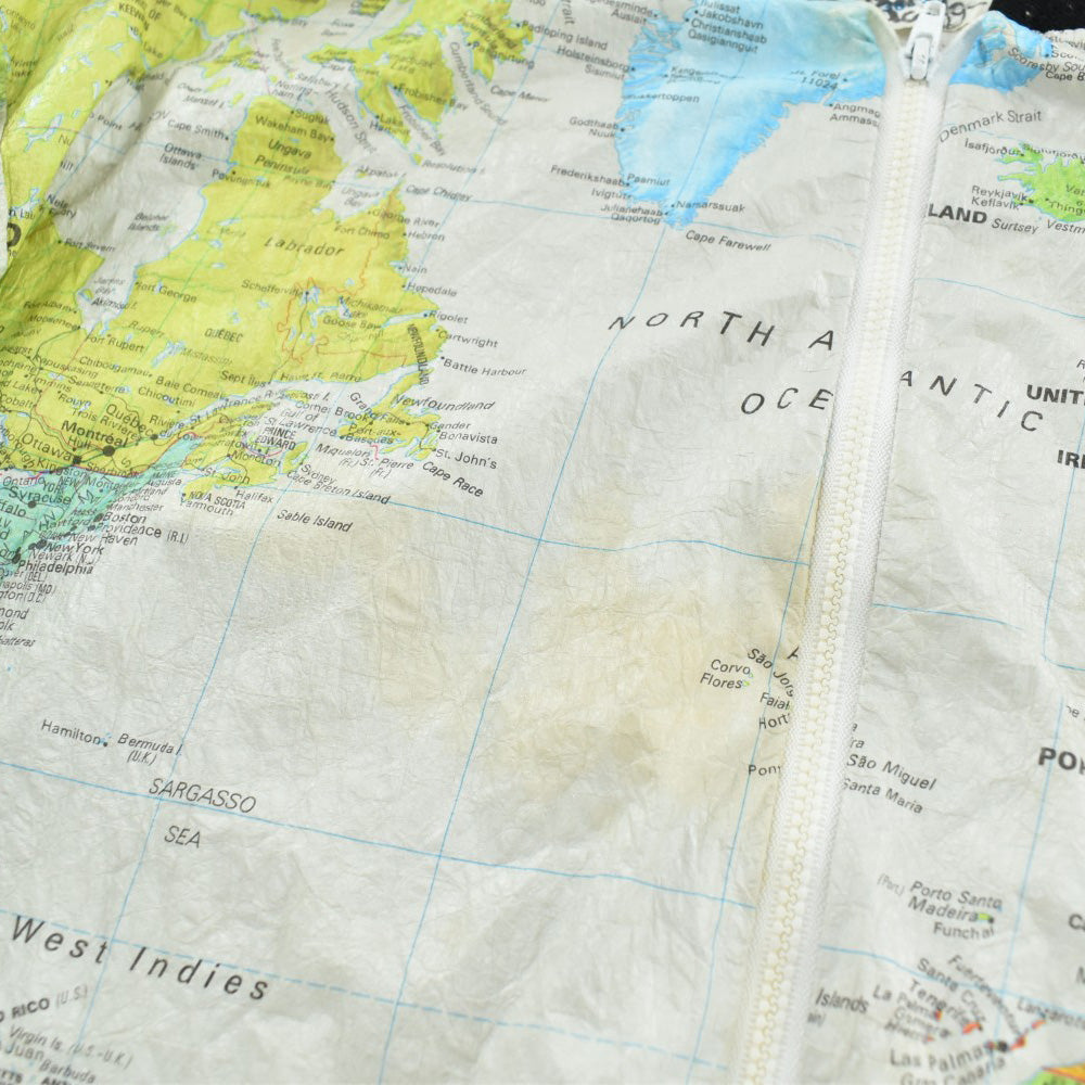 90's WEARIN' THE WORLD 世界地図 ペーパージャケット 260227H