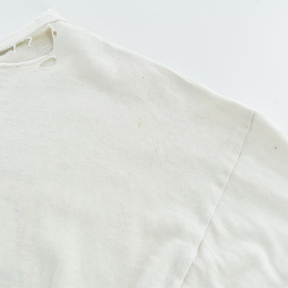 80's Champion "GMI" 染み込みプリント ボロ カレッジTシャツ USA製 260918H