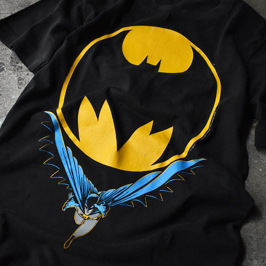80’s Batman 大判プリント アメコミ Tシャツ 230604