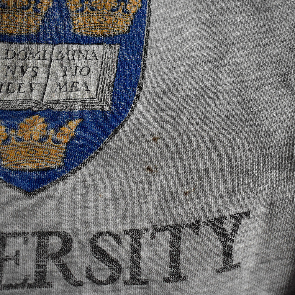 90's “Oxford University“ 3段プリント スウェット 240928H