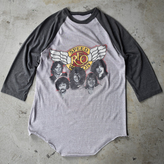 80's REO Speedwagon/アール・イー・オー・スピードワゴン ラグラン バンドTシャツ 230912