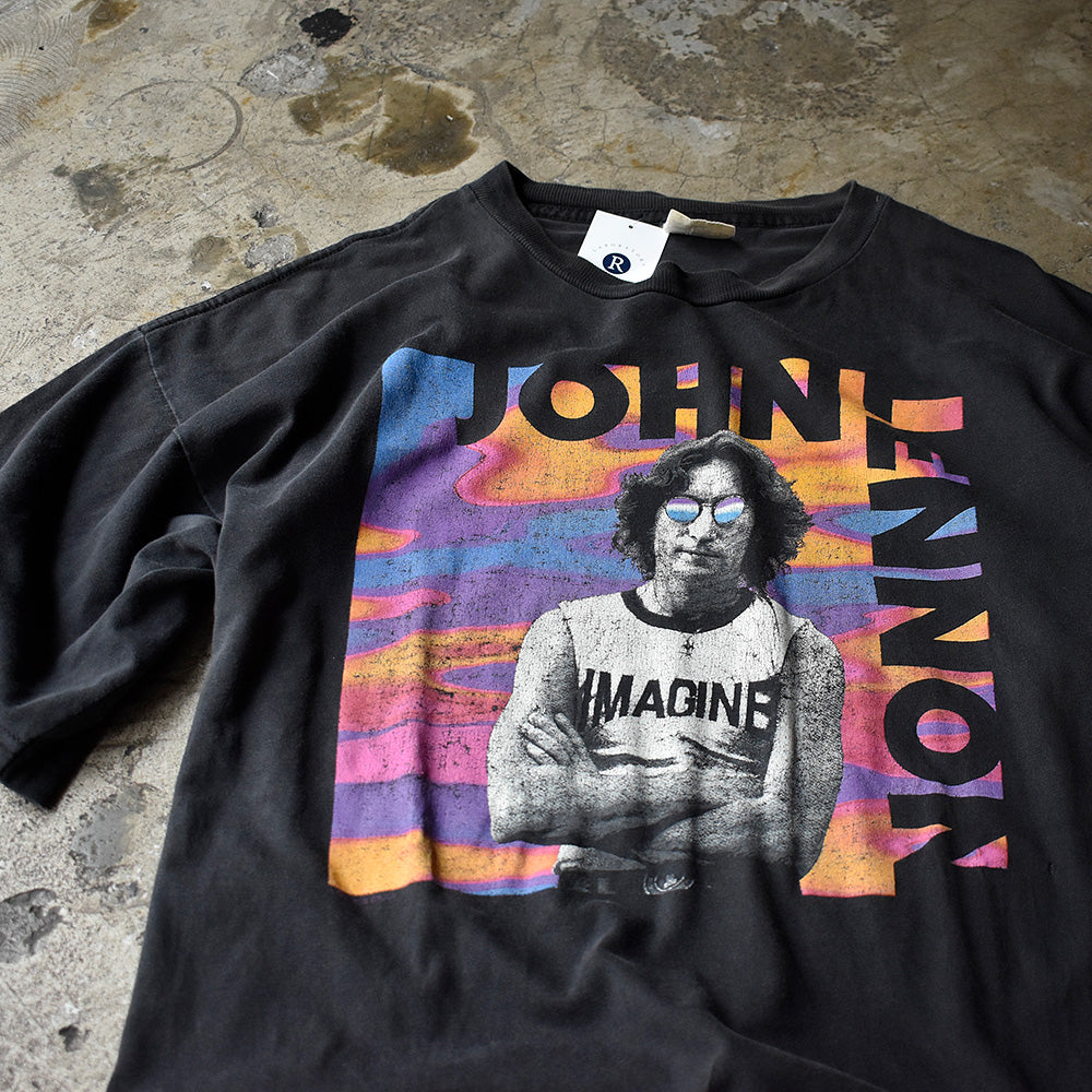 ジョン・レノン フォトプリント Tシャツ 1997年 ブラック USA製 ヴィンテージ
