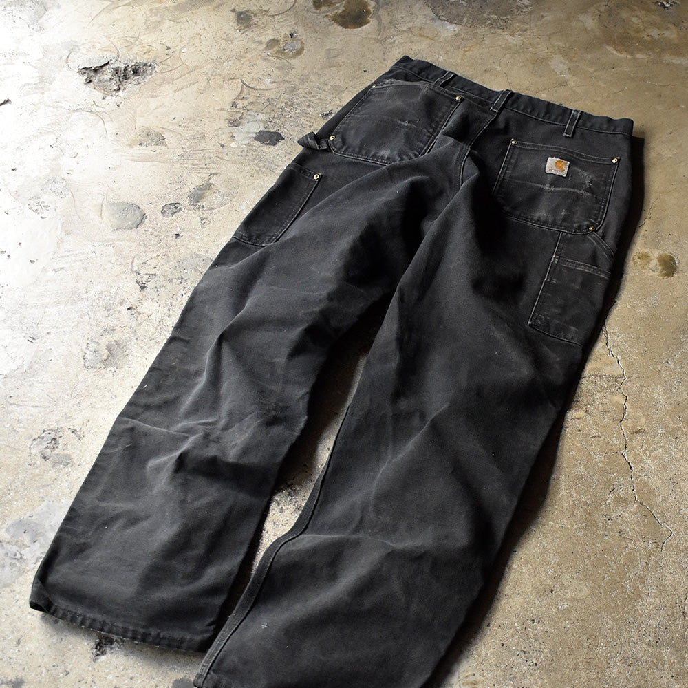 Y2K Carhartt ダブルニー ブラック！ ダック ペインターパンツ USA製 240213H