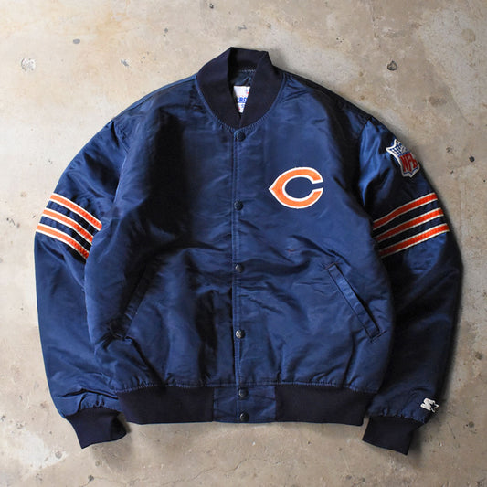 90’s STARTER “NFL Chicago Bears” ナイロン アワードジャケット USA製 250331