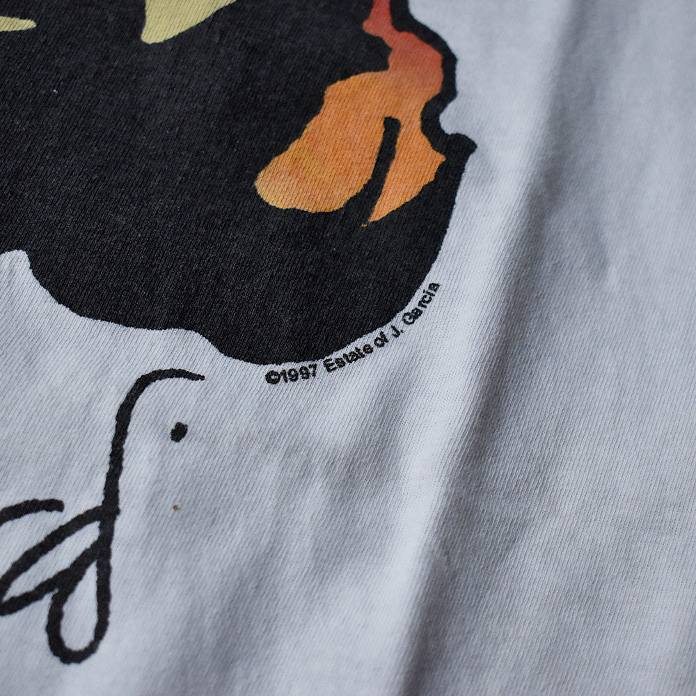 90's Grateful Dead “Jerry Garcia” グラデーションフェイスTシャツ 240711H
