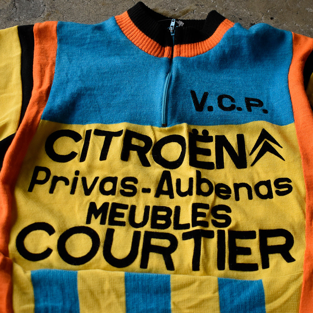 70's “Citroën” サイクリングシャツ Euro製 240723H