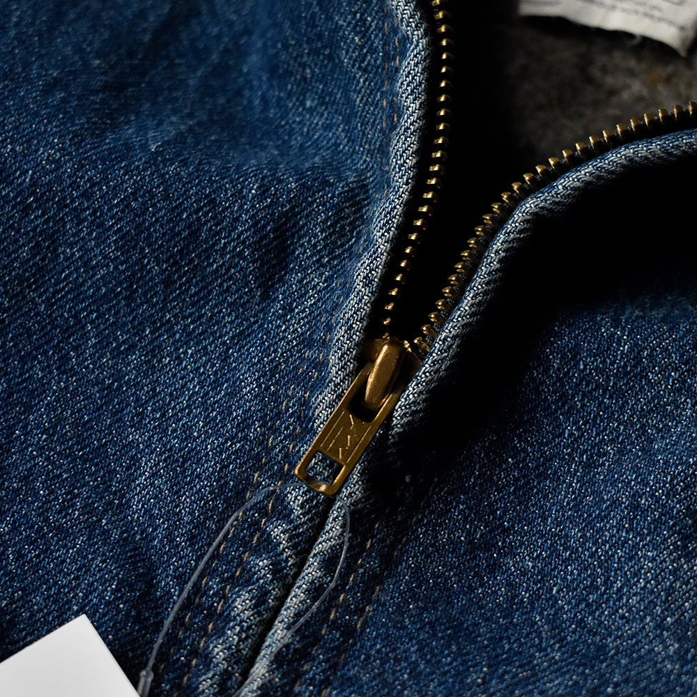 90's Dickies “Gadsden flag”プリント デニムジャケット ブランケットライナー 231210H