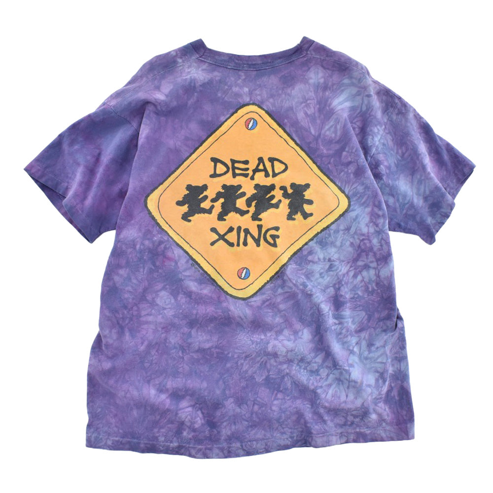 90's Liquid Blue Grateful Dead "Just Keep Truckin' On" タイダイ ロックTシャツ 260714H