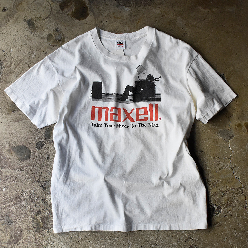 90's “maxell” Tシャツ USA製 231122H