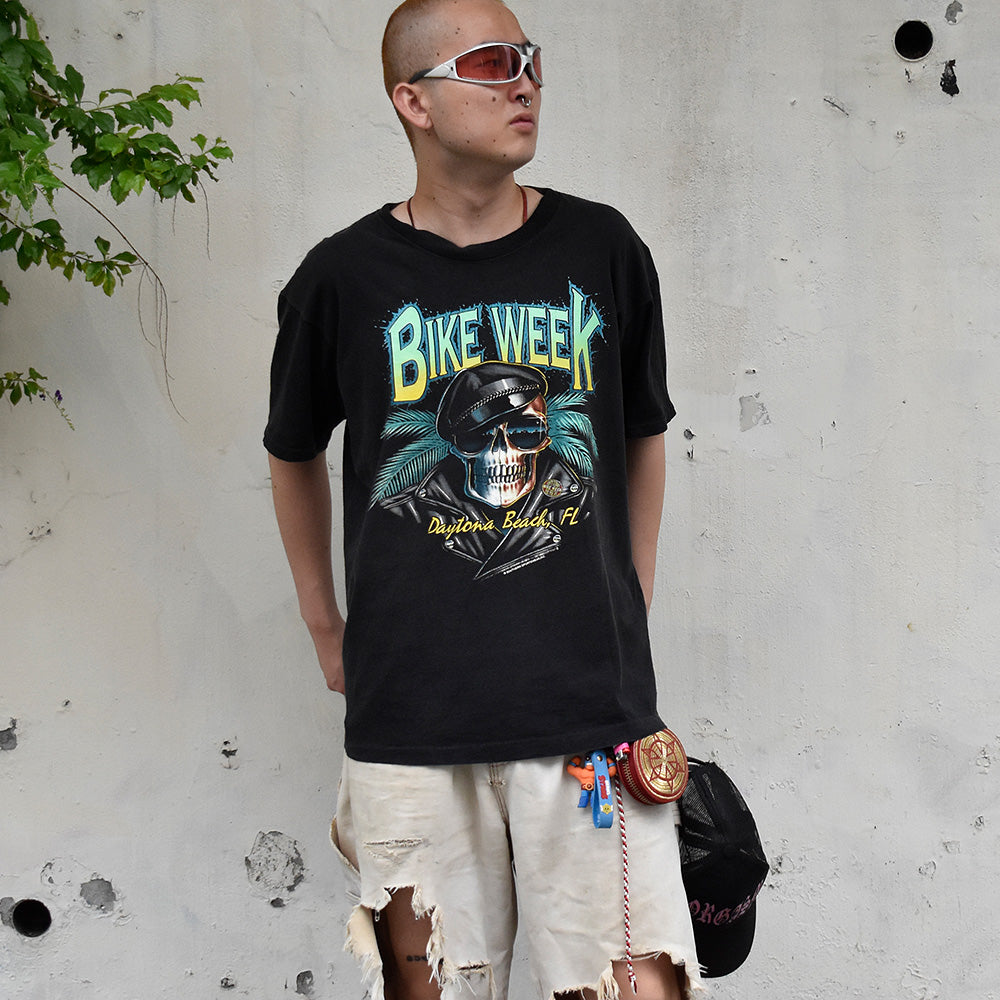 90's BIKE WEEK DAYTONA “Skull” Tシャツ 250629H