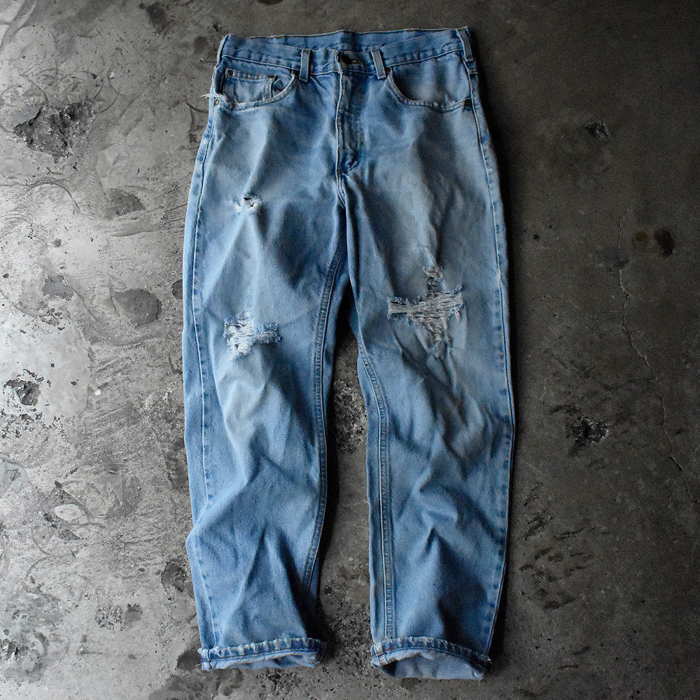 90's～　ダメージ！グランジ！　Carhartt/カーハート　デニムパンツ　230910H