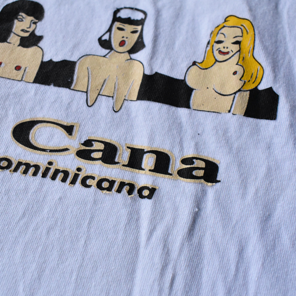“Punta Cana, República Dominicana” エロプリント Tシャツ 240531