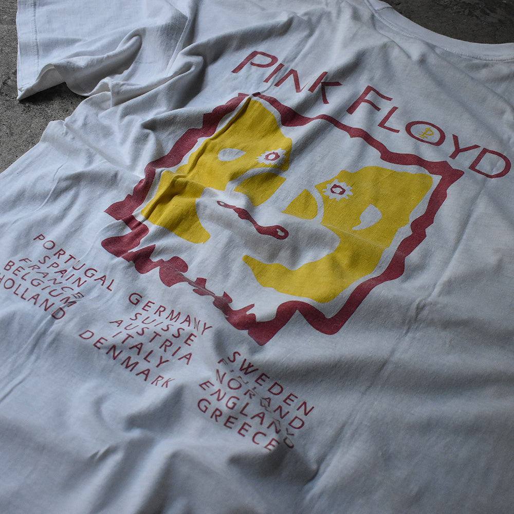 90's　PINK FLOYD/ピンク・フロイド　"The Division Bell/対" Euro Tour Tee　ホワイト！ Euro製　230610HYY