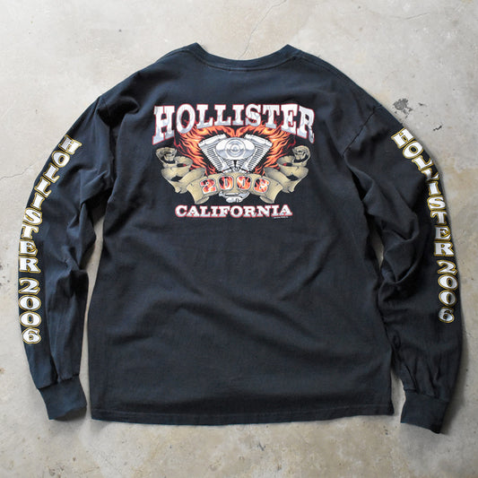 Y2K “HOLLISTER 2006” バイク ロングスリーブ Tシャツ 250613