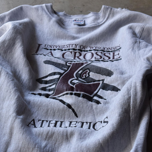 90’s Champion “LA CROSSE ATHLETICS” RWスウェット USA製 231027