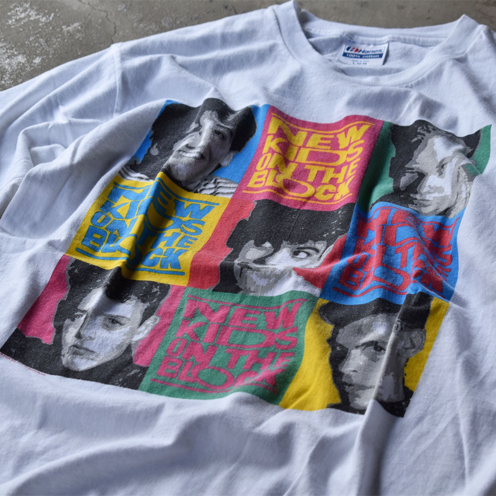 80's　NEW KIDS ON THE BLOCK/ニュー・キッズ・オン・ザ・ブロック Tシャツ　USA製　230713