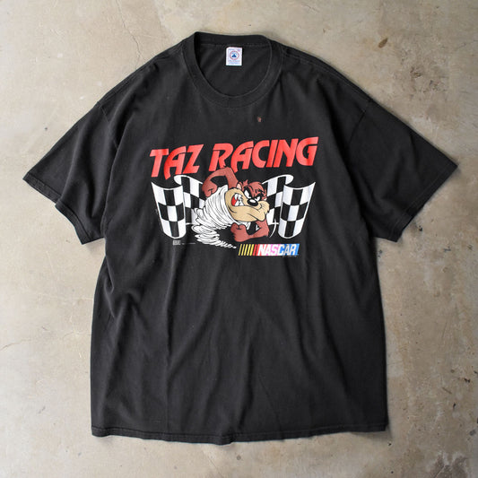90’s Looney Tunes ”NASCAR TAZ RACING” キャラクター Tシャツ 250427
