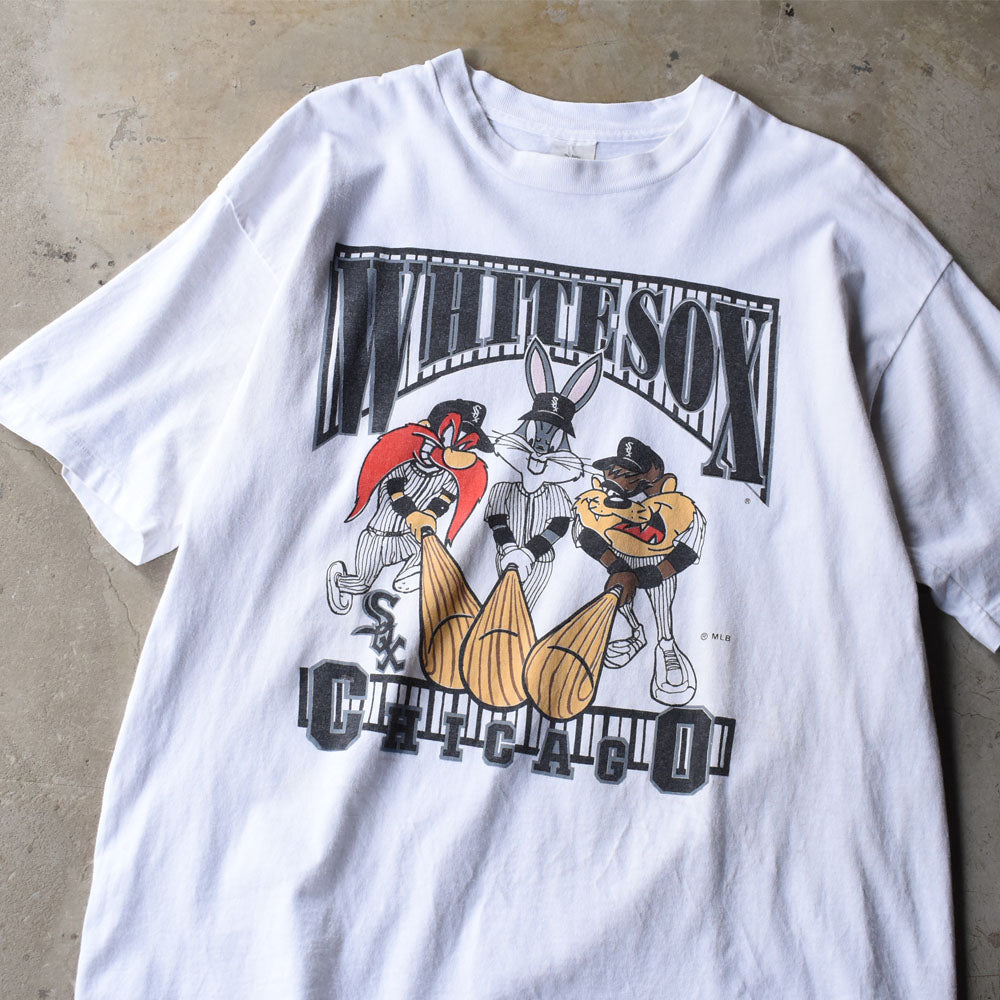 90’s Looney Tunes ”MLB CHICAGO WHITE SOX” キャラクター Tシャツ USA製 250529