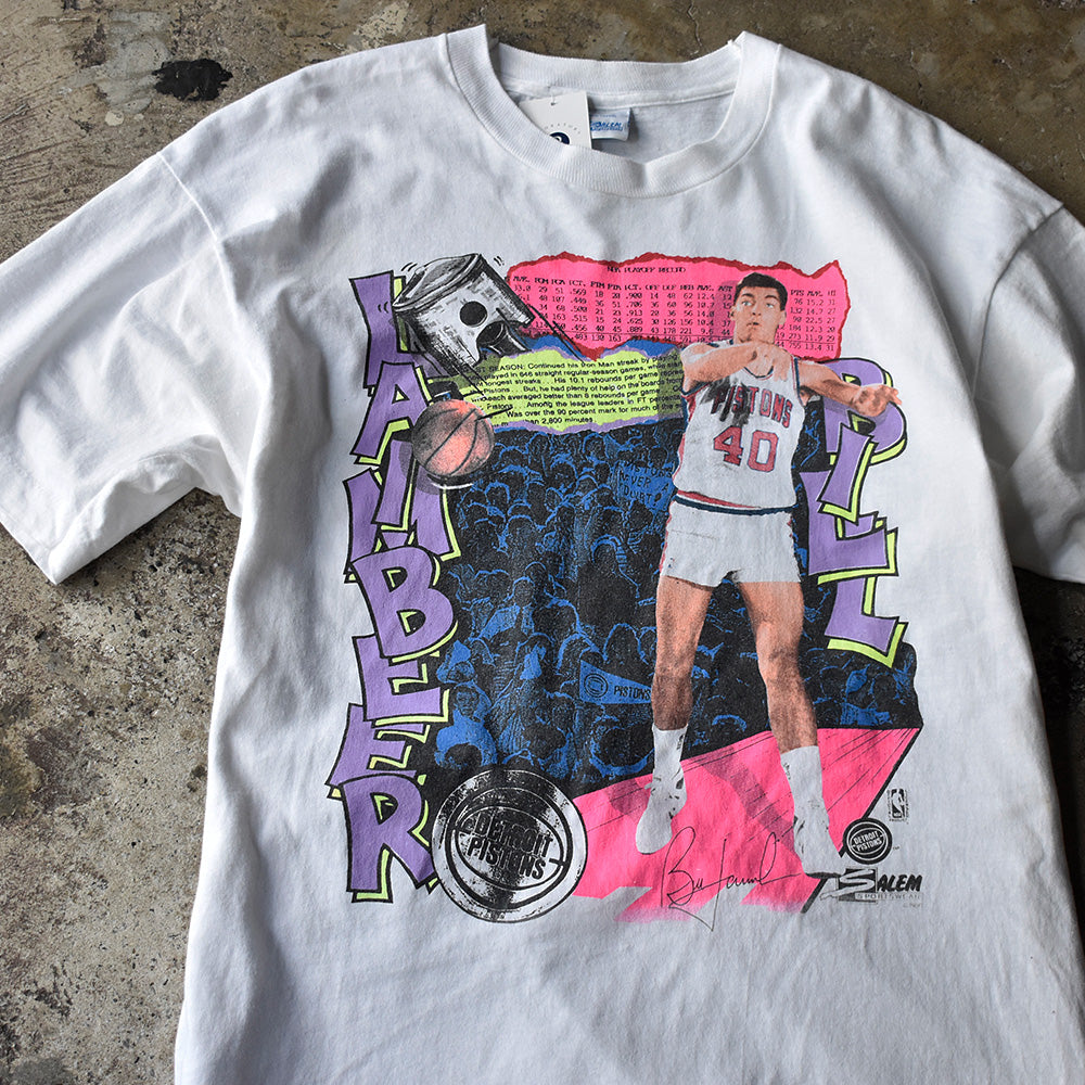 ビル・レインビア デトロイト・ピストンズ NBA Tシャツ 1990年 ヴィンテージ