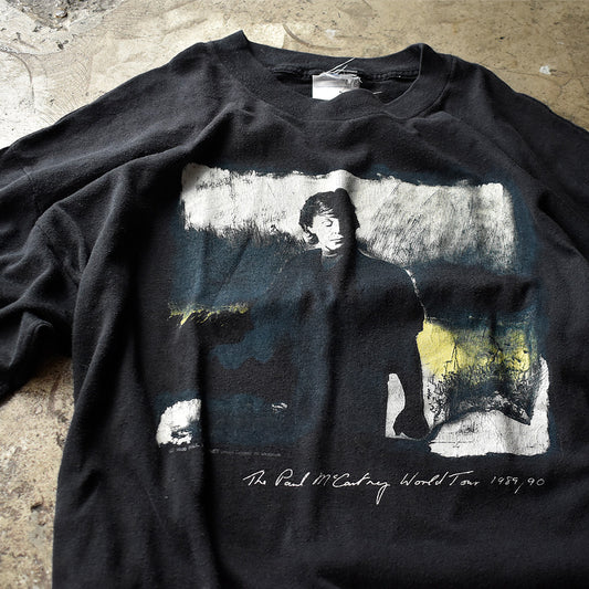 80's Paul McCartney “The Paul McCartney” 1989/90 World Tour Tシャツ 240817H