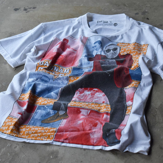 Y2K PSY/サイ "カンナムスタイル” Tシャツ 230909