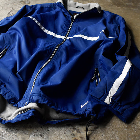 90's NIKE フルジップ ナイロンジャケット フリースライナー 231228