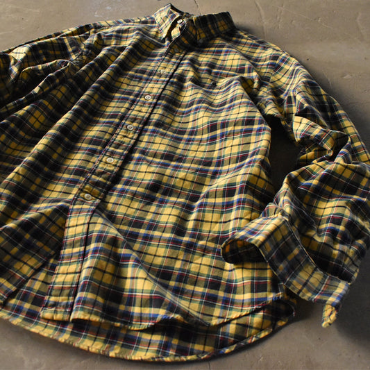 90's Ralph Lauren “CLASSIC FIT” タータンチェック ボタンダウンシャツ 240327 S2072