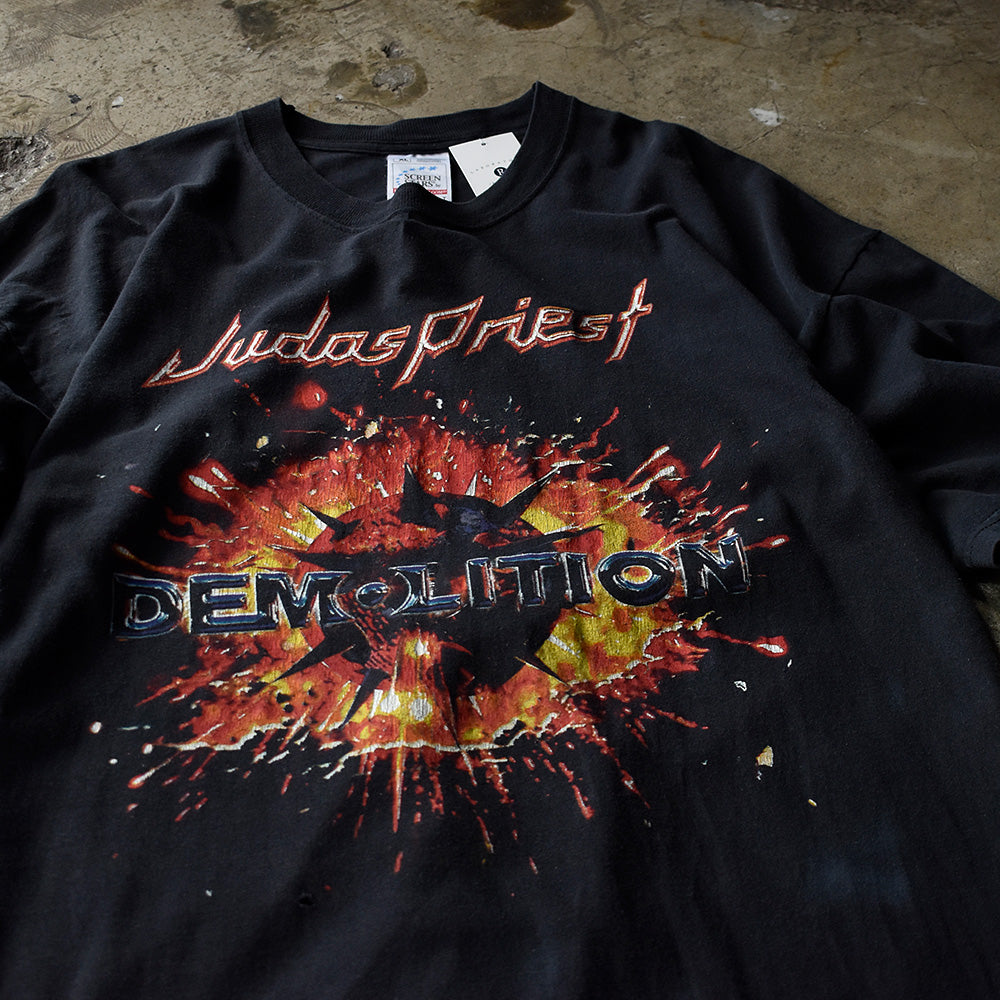 ジューダス・プリースト Demolition グラフィック ワールドツアーTシャツ 2001年 スクリーンスターズ XL 古着
