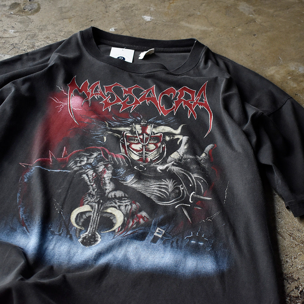 Massacra Enjoy The Violence ジャケットデザイン Tシャツ 90年代 ユーロ製 デスメタル ヴィンテージ