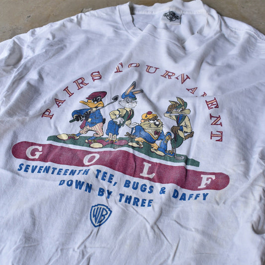90's　Looney Tunes/ルーニー・テューンズ "GOLF PARIS TOURNAMENT" Tシャツ　USA製　230706