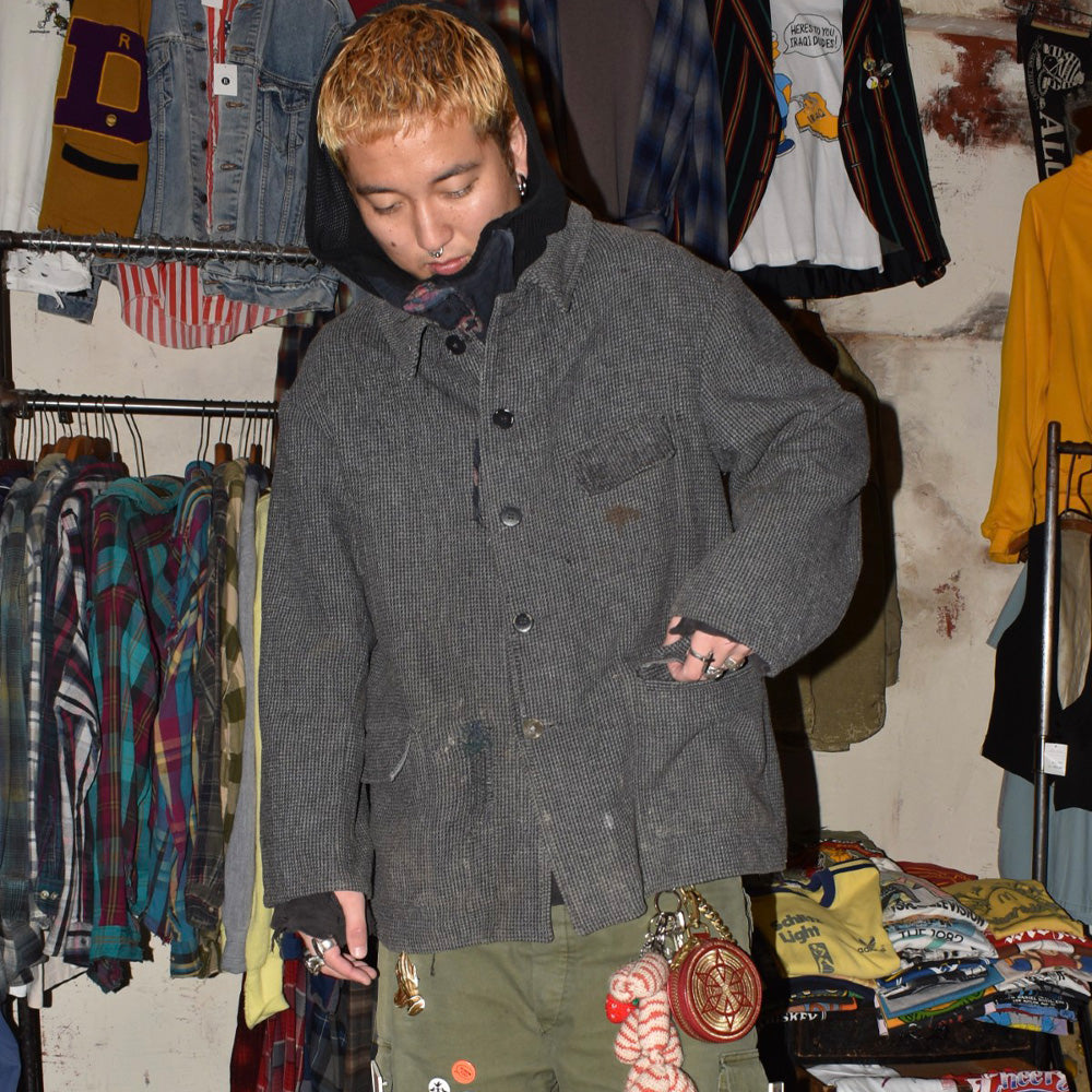 50’s フレンチワーク BORO ウールジャケット 251104H