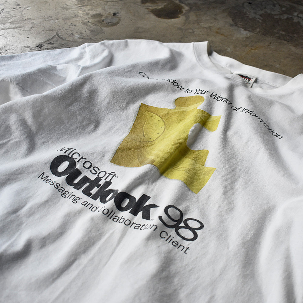 マイクロソフト Outlook 98 企業Tシャツ 1998年 オニータ ヴィンテージ