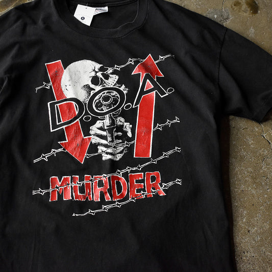 90's D.O.A. “Murder“ ロック Tシャツ 250707H