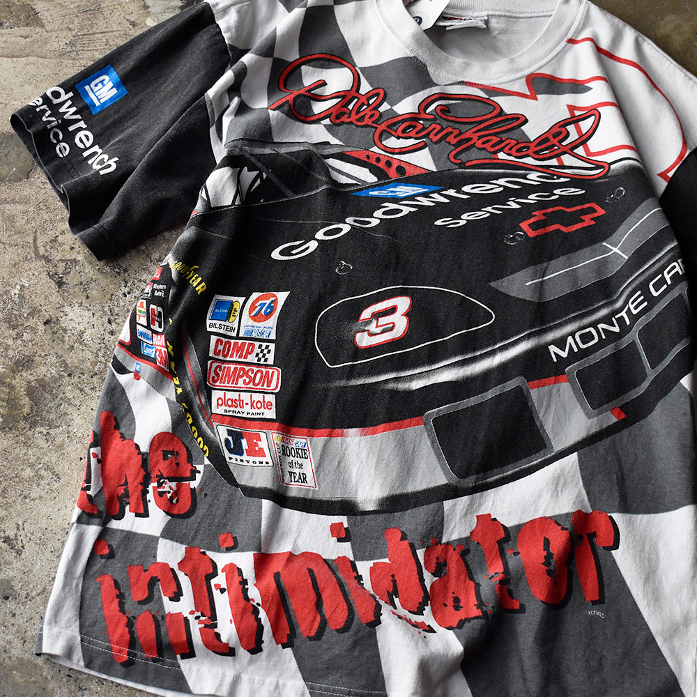 Y2K AOP！ CHASE authentics "Dale Earnhardt" レーシング Tシャツ USA製 250728H