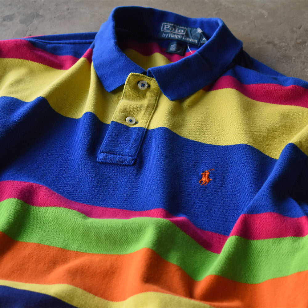 Polo Ralph Lauren マルチボーダー ポロシャツ 240626 S2141