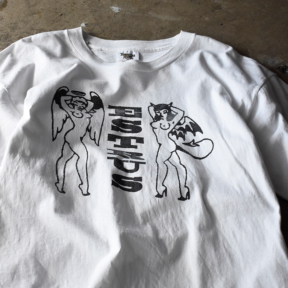 Estrus Records 天使とデビル レディヌード Tシャツ 1990年 テネシーリバー XL ヴィンテージ