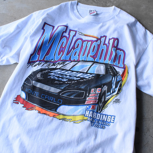 90's “McLaughlin #34” レーシング Tシャツ USA製 250430