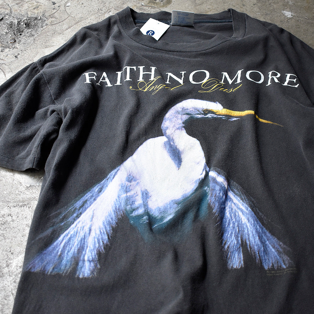 フェイス・ノー・モア Angel Dust 鳥フォト USツアーTシャツ 1993年 BROCKUM L USA製 ヴィンテージ