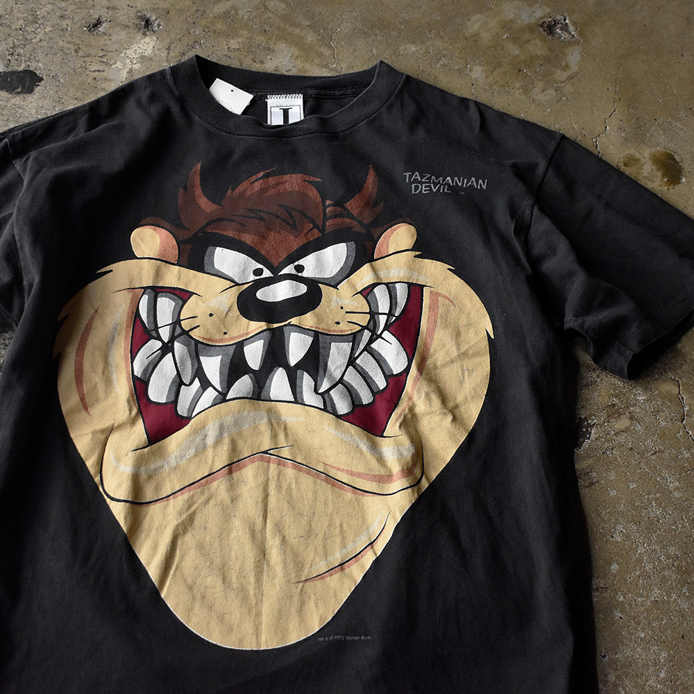 90's Looney Tunes “タズマニアン・デビル” ビッグフェイス！ 海外アニメ キャラ Tシャツ USA製 250729H