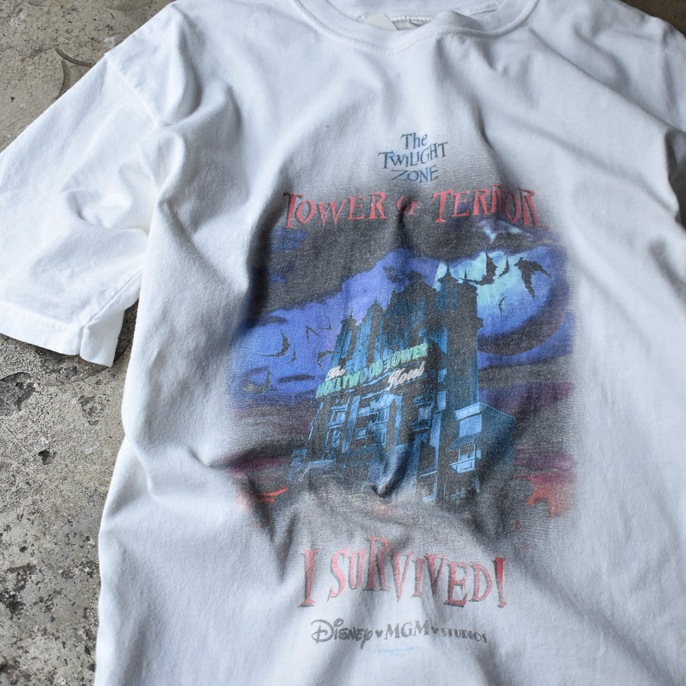 ディズニー トワイライトゾーン・タワー・オブ・テラー Tシャツ 90年代〜2000年代 ヴィンテージ