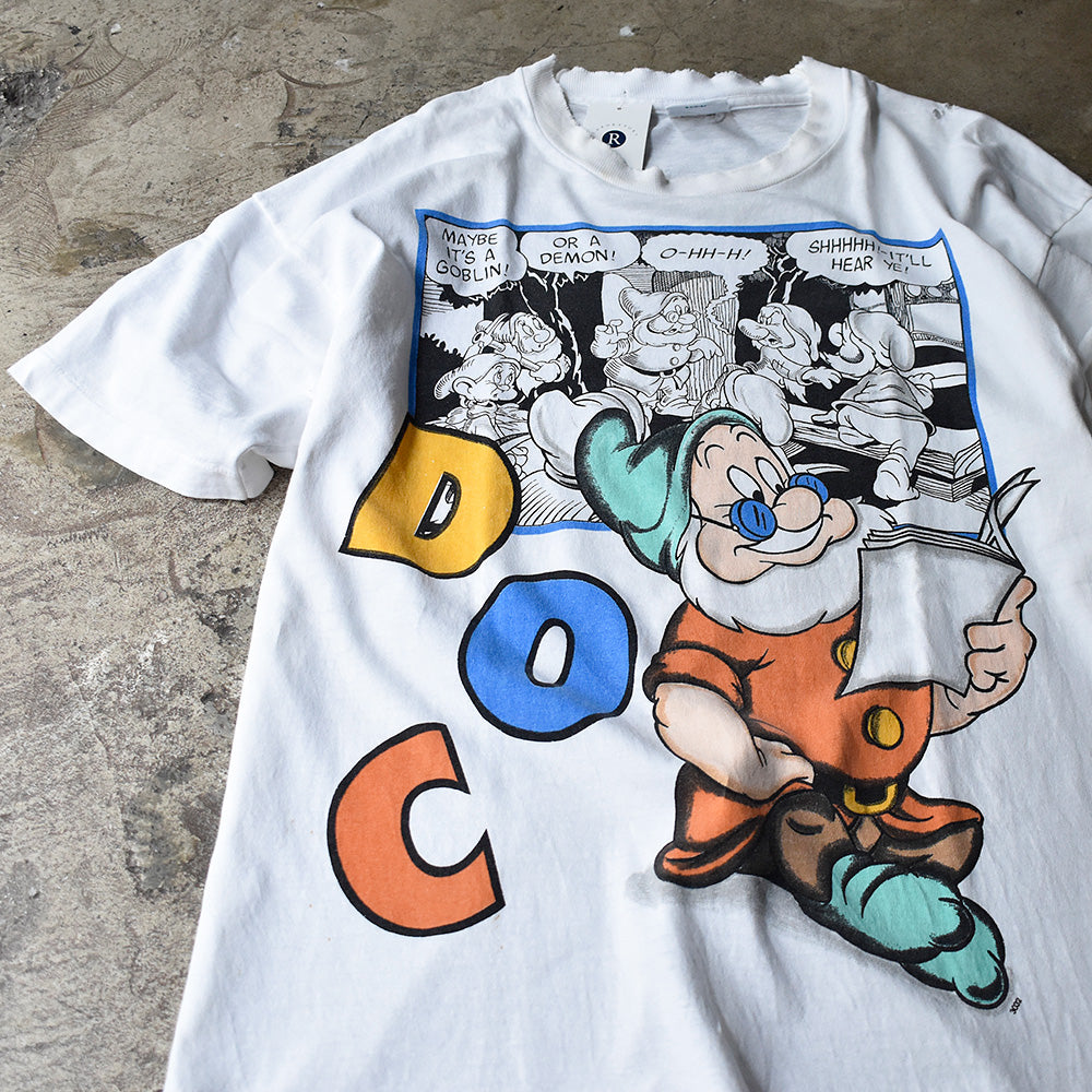 90's Snow White's New Adventures "DOC" Tシャツ 240405H